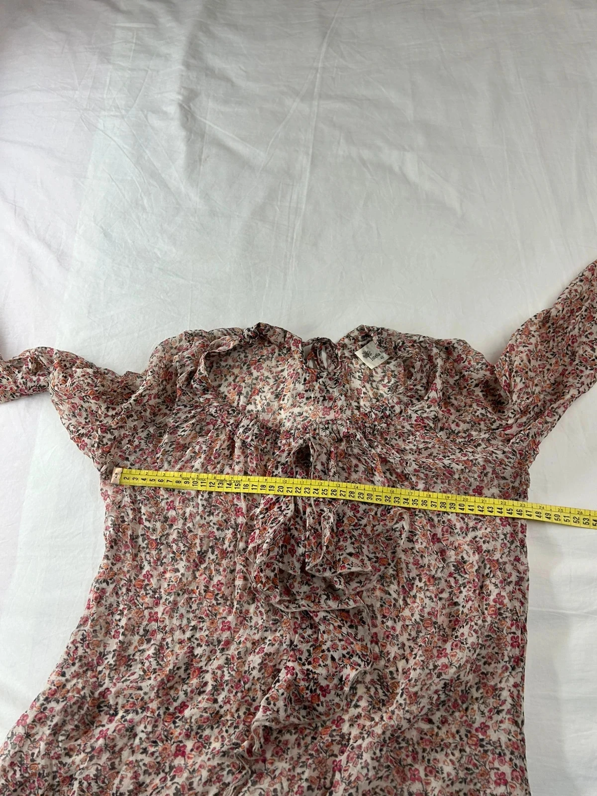 Veelkleurige vintage geprinte blouse Istella Forest – photo 11